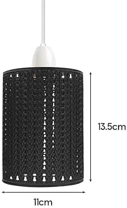 Black Industrial Metal Drum Cage Wall Lamps – Pair